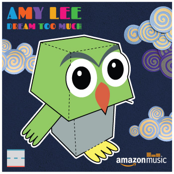 Amazon Music Amy Lee Dream Too Much Owl Paper Foldables papercraft paper toy
