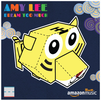 Amazon Music Amy Lee Dream Too Much Tiger Paper Foldables papercraft paper toy