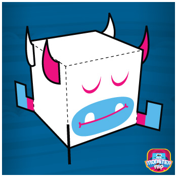 PikPok Monster Flip Paper Foldables paper toy