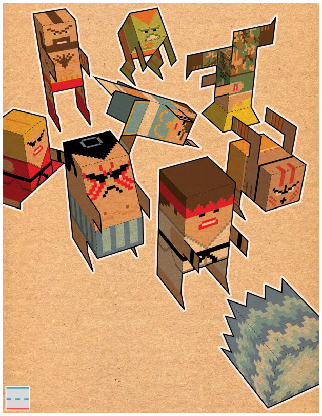 Udon Street Fighter Tribute art