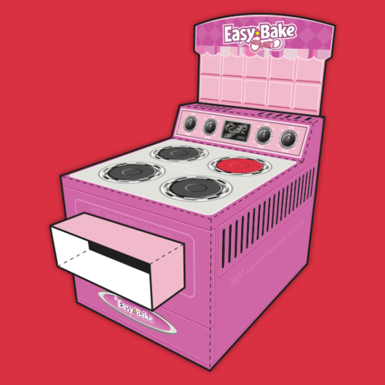 National Easy-Bake Oven Day – Paper Foldables