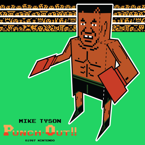 Mike Tyson’s Punch-Out!! – Paper Foldables